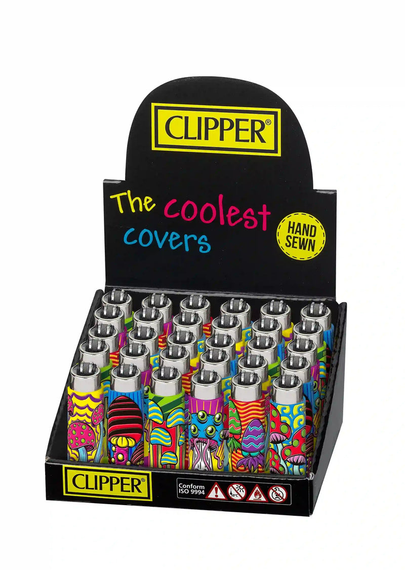 Clipper Classic Large | Printed - Pop Cover Mushrooms
