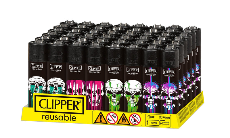 Clipper Classic Large | Printed - Wild Skulls