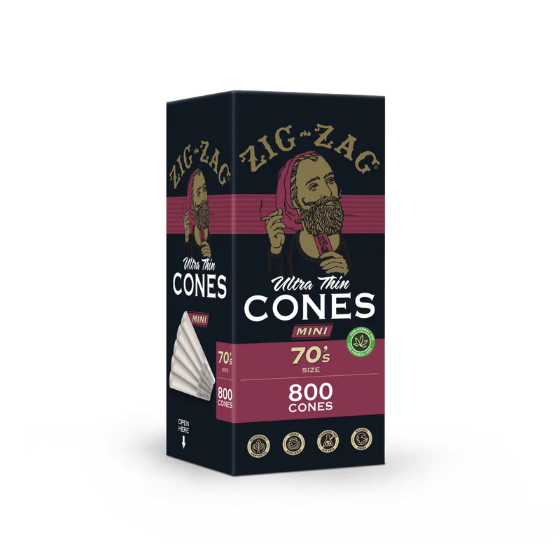 Zig-Zag 70's Ultra-Thin Bulk Cones