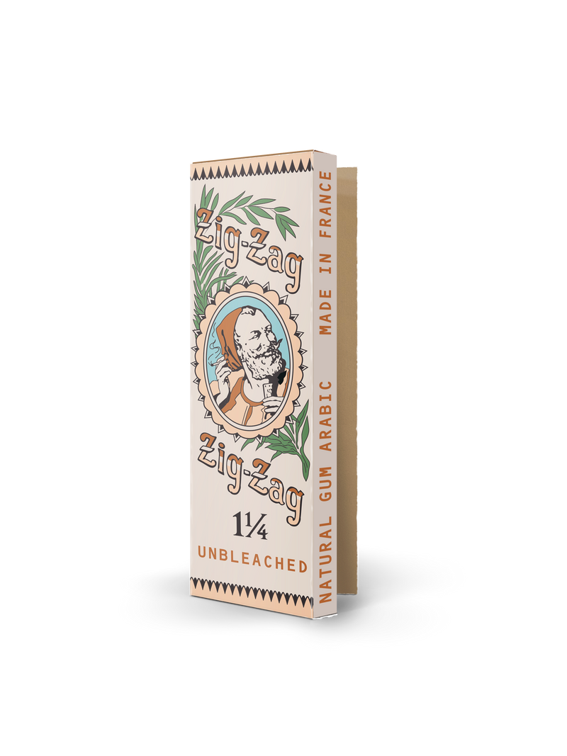 Zig-Zag 1 1/4 Unbleached Rolling Papers - Vintage