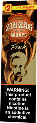 Zig-Zag Peach Cigar Wraps