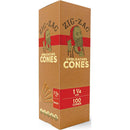 Zig-Zag 1 1/4 Unbleached Mini Bulk Cones