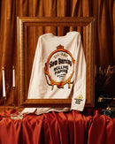 Zig-Zag Burning Crest Long Sleeve - Stone